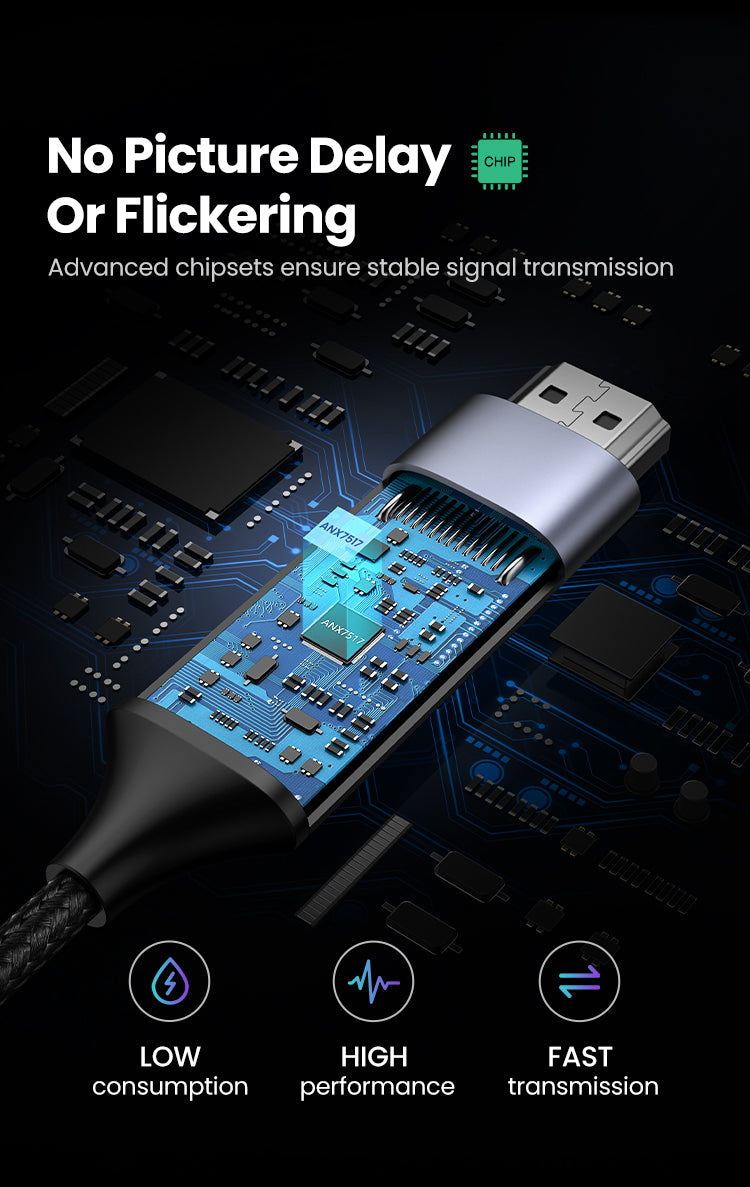 Cable USB-C a HDMI 4K