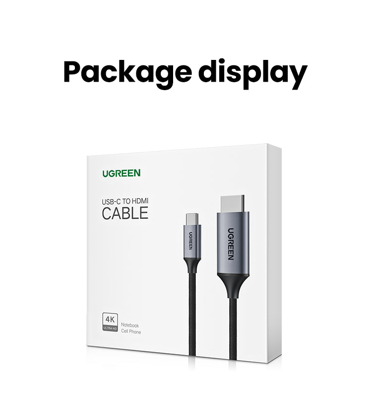 Cable USB-C a HDMI 4K