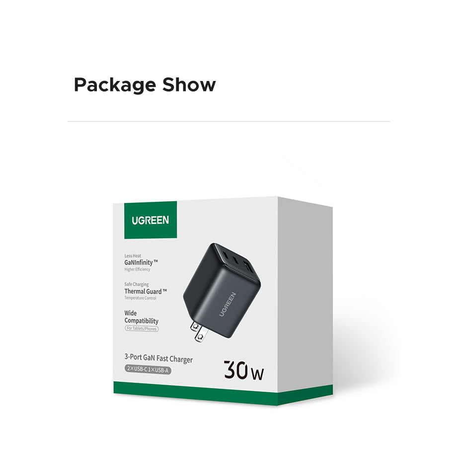 Cargador GaN 30W