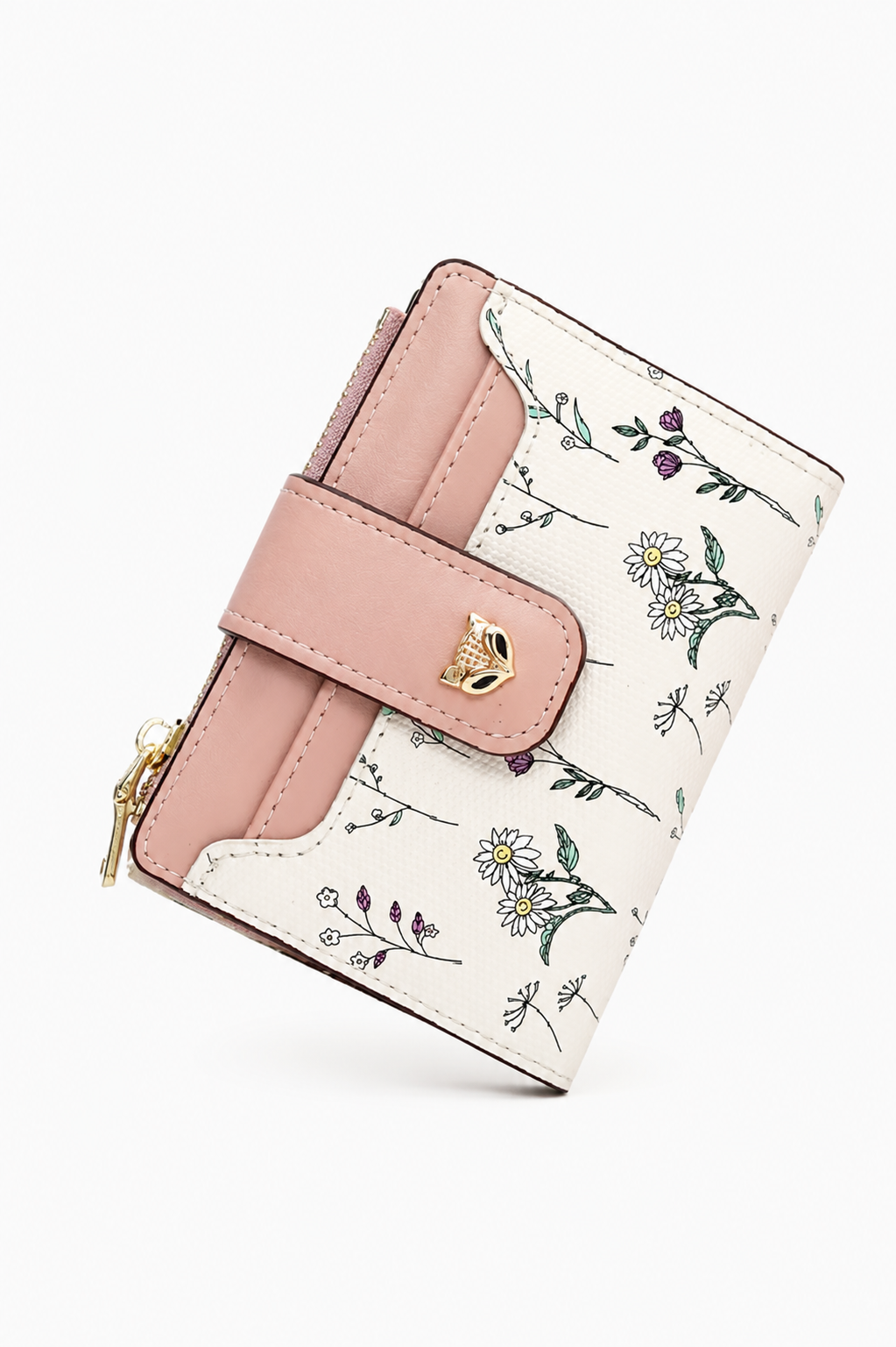 Cartera Compacta Floral