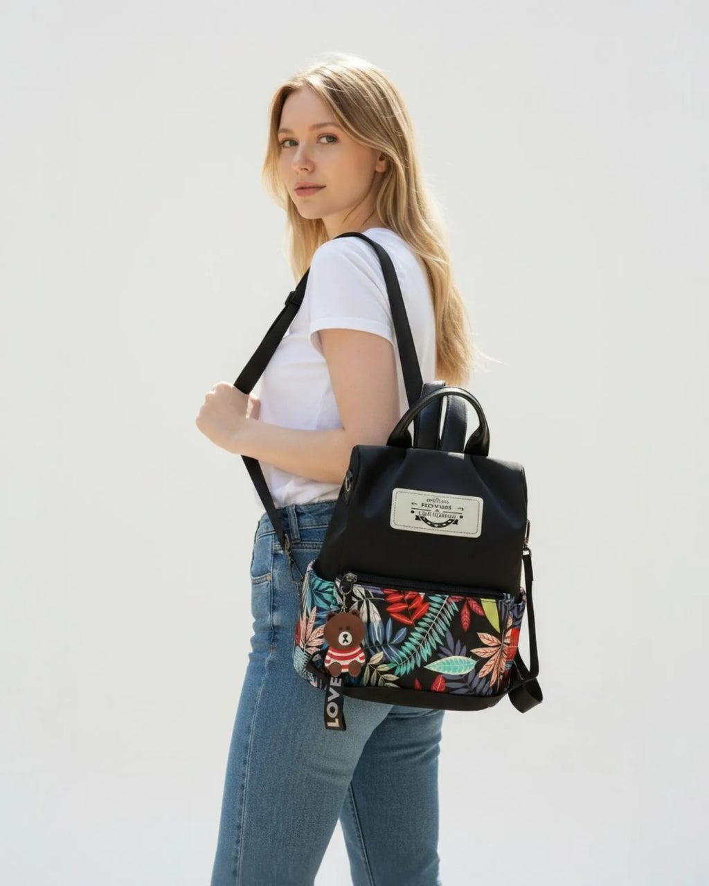 Mochila Urbana Floral