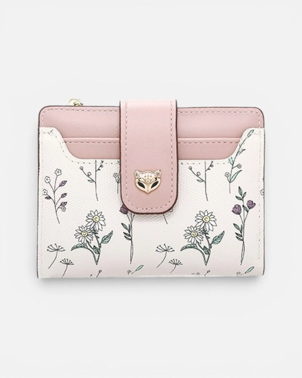 Cartera Compacta Floral
