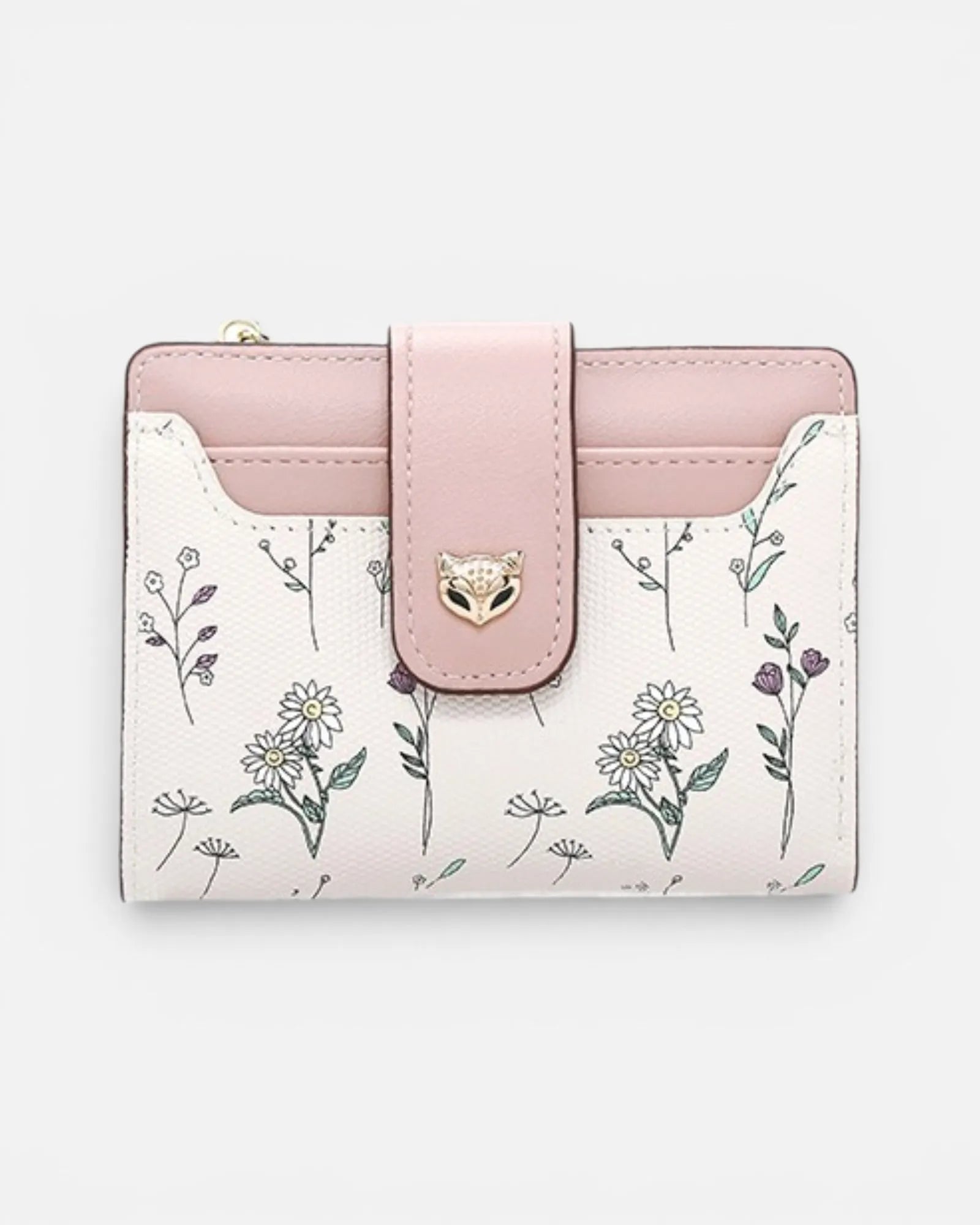 Cartera Compacta Floral