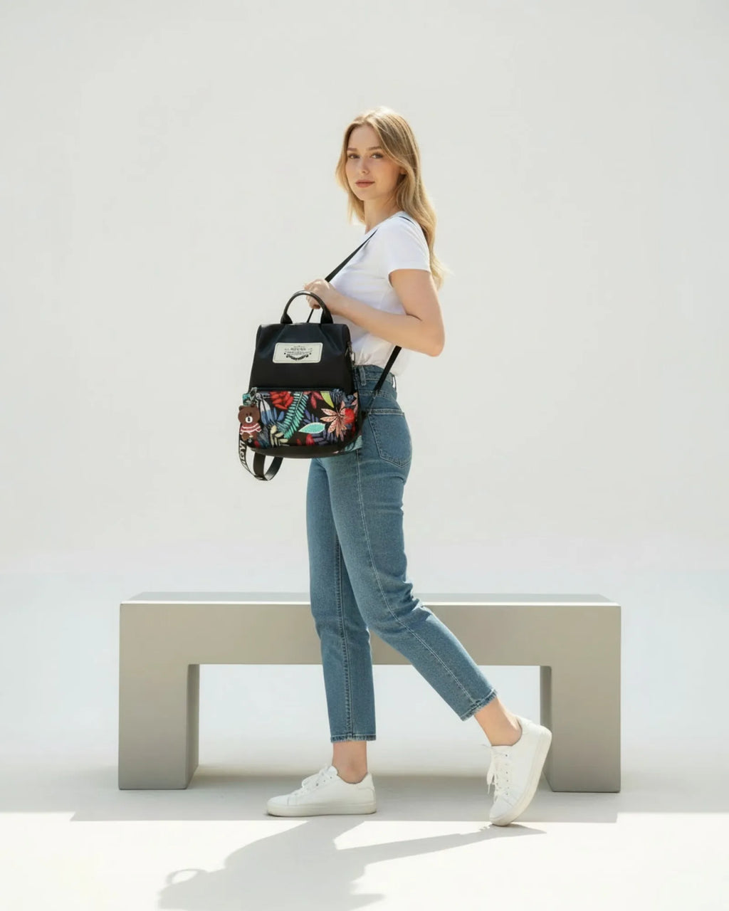 Mochila Urbana Floral