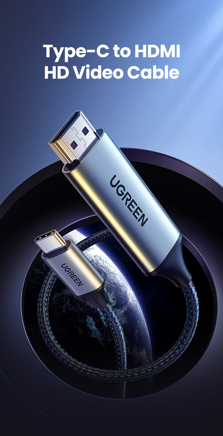 Cable USB-C a HDMI 4K